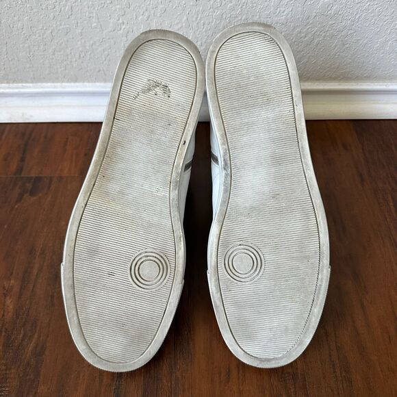 P448 Star 2.0 High Top Sneakers White/Tan Leather Lace Up - Picture 11 of 11